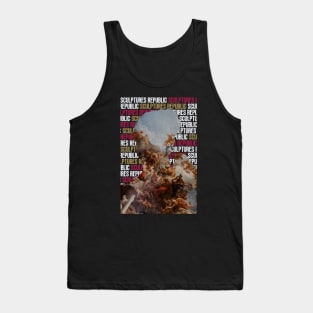 David sculpture graphic design Tank Top